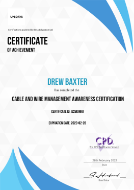 Cable and Wire Management Awareness